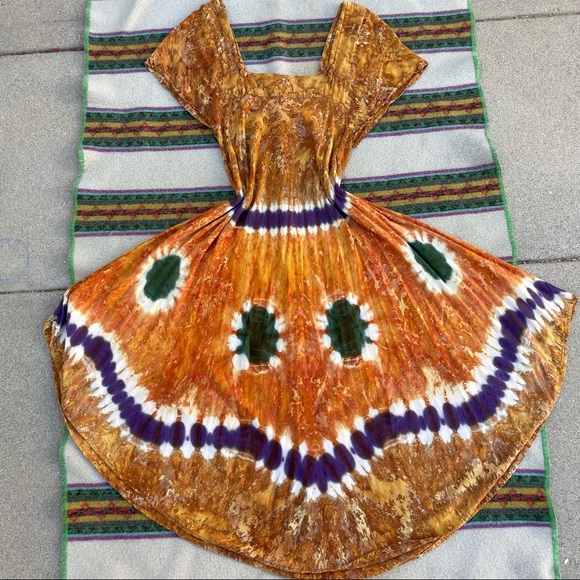 Vintage Dresses & Skirts - SOLD depop Vintage batik dress